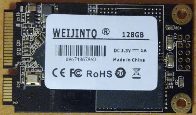 Лот: 13020378. Фото: 1. IDE mSATA SSD 128Gb MLC(!). SSD-накопители
