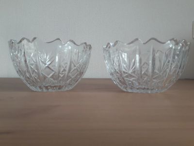 Лот: 16989403. Фото: 1. Салатники (хрусталь) 2 шт. Тарелки, блюда, салатники