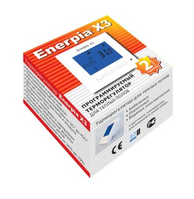 Лот: 4104995. Фото: 1. Терморегулятор Enerpia X2 программируемый. Тёплый пол