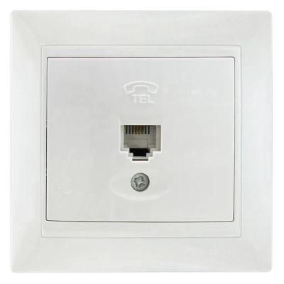 Лот: 24081278. Фото: 1. Розетка телефонная скрытой установки... Электроустановочные изделия