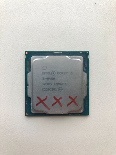Лот: 23247240. Фото: 1. Неисправный Core i5-9400. Процессоры