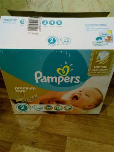 Лот: 10121155. Фото: 1. Подгузники Pampers Premium Care... Детская гигиена