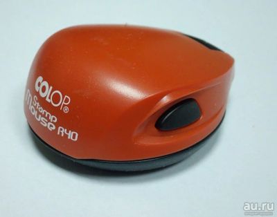 Лот: 14071876. Фото: 1. Colop Stamp Mouse R40 (цвет: оранжевый... Печати, штампы, оснастки