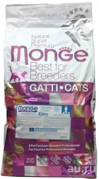 Лот: 8765933. Фото: 1. MONGE Superpremium Kitten корм... Корма