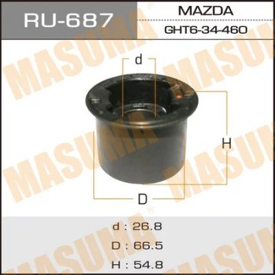 Лот: 18592241. Фото: 1. Сайлентблок masuma cx-5 front... Ходовая, подвеска, рулевое управление