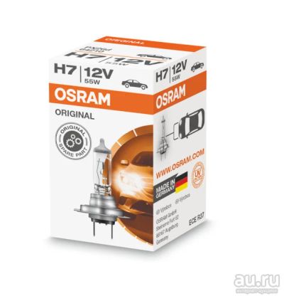 Лот: 13849829. Фото: 1. Osram H7 Original Line 64210... Оптика и освещение