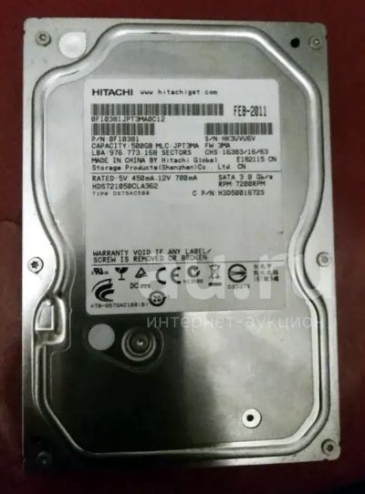 Лот: 19587309. Фото: 1. HDD. Жёсткие диски (HDD)