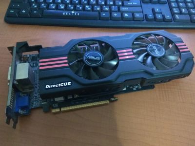 Лот: 12182200. Фото: 1. Видеокарта Asus GTX 650 TI ( GTX650TI-DC2O-1GD5... Видеокарты