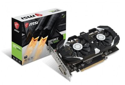 Лот: 19298182. Фото: 1. Msi geforce gtx 1050ti 4gb. Видеокарты