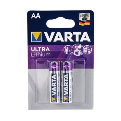 Лот: 22979085. Фото: 1. Батарейка AA VARTA Lithium FR6... Батарейки, аккумуляторы, элементы питания