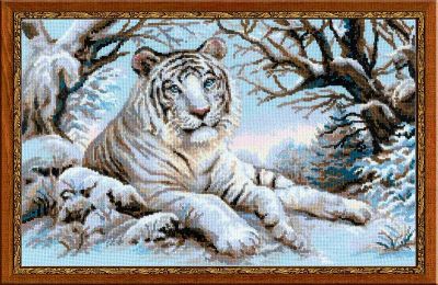 Лот: 4852533. Фото: 1. Бенгальский тигр. Набор для вышивки... Вышивание