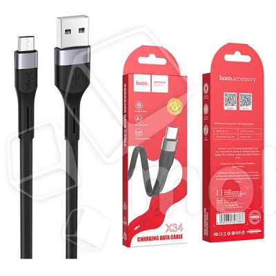 Лот: 18914804. Фото: 1. Кабель USB - MicroUSB Hoco X34... Дата-кабели, переходники
