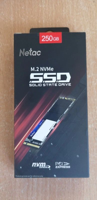 Лот: 16536766. Фото: 1. M.2 NMVe SSD 256Gb Netac (Новый... SSD-накопители