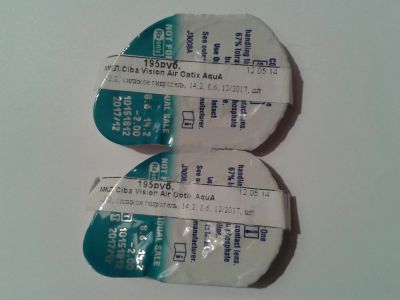 Лот: 5003348. Фото: 1. линзы на -2 Vision Air Optix Aqua... Контактные линзы