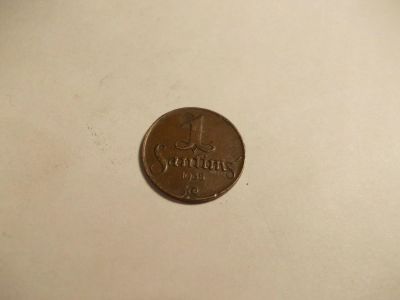 Лот: 10489438. Фото: 1. Редкая монета с рубля. 1 сантим... Россия и СССР 1917-1991 года