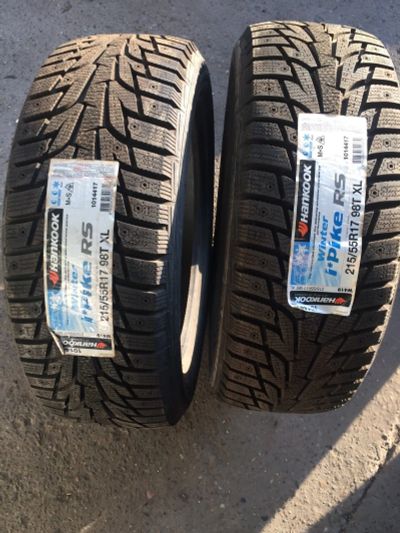 Лот: 16609693. Фото: 1. Hankook I Pike RS 215/55 R17. Шины