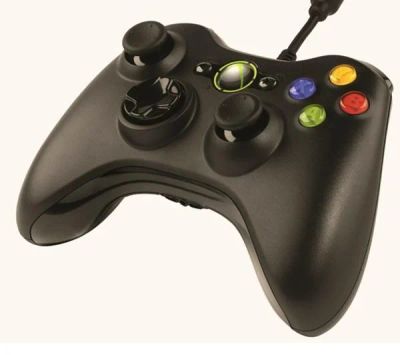 Лот: 4553189. Фото: 1. Геймпад Microsoft - Xbox 360 черный... Рули, джойстики