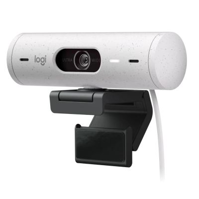 Лот: 25669087. Фото: 1. Веб-камера Logitech Brio 500 Off-White. Веб-камеры