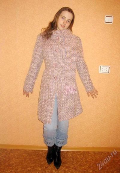 Лот: 97218. Фото: 1. Пальто для девочки, р. 42 (М... Другое (дети растут)