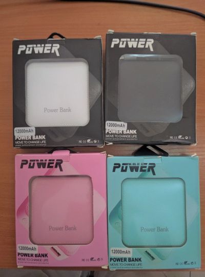 Лот: 14294450. Фото: 1. Power Bank 12000mAh. Внешние, портативные аккумуляторы для смартфонов (Power bank)