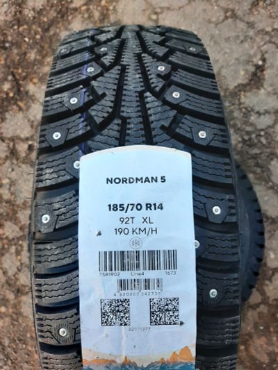 Лот: 20941884. Фото: 1. 185/70 R14 92T "Nordman 5" Новая... Шины
