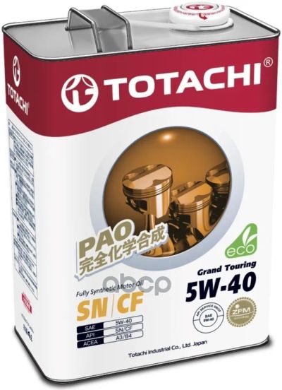 Лот: 21878307. Фото: 1. TOTACHI Totachi 5W40 Grand Touring... Электрооборудование