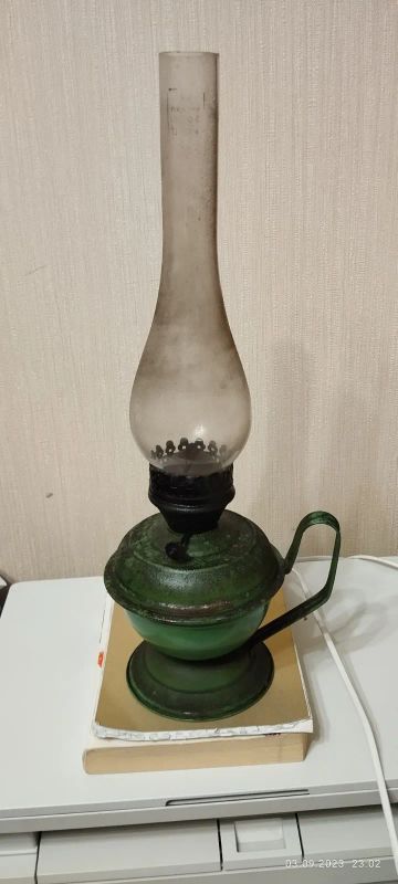 Лот: 20757282. Фото: 1. Керосиновая лампа (СССР). Предметы интерьера и быта