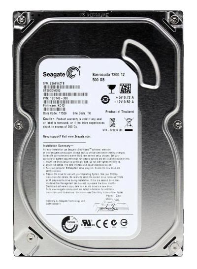 Лот: 5057982. Фото: 1. 500 Gb SATA-3 Seagate 7200 Barracuda... Жёсткие диски (HDD)