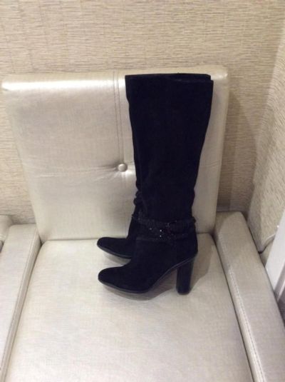 Лот: 6393113. Фото: 1. Сапоги замшевые. Сапоги