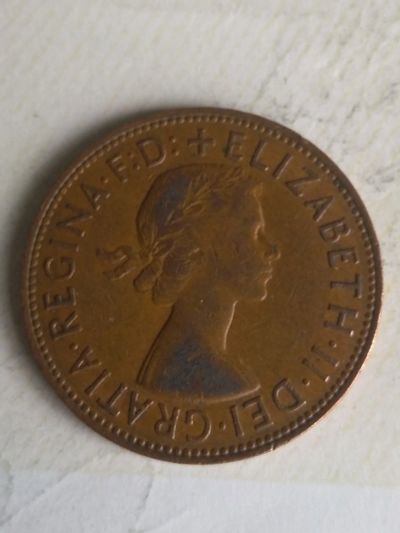 Лот: 15941906. Фото: 1. Великобритания 1 пенни, 1962. Великобритания и острова
