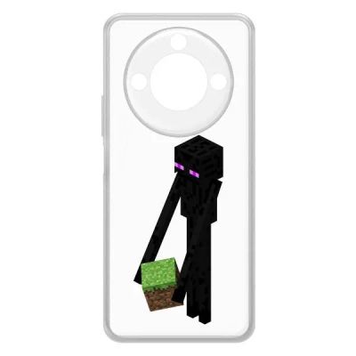 Лот: 25086759. Фото: 1. Чехол Krutoff Clear Case Minecraft... Чехлы, бамперы