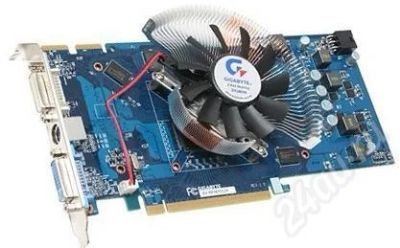 Лот: 413263. Фото: 1. GIGABYTE ATI Radeon HD 3870 512MB. Видеокарты