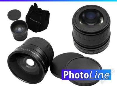 Лот: 1566749. Фото: 1. Фишай для Canon: сверхширокоугольная... Объективы