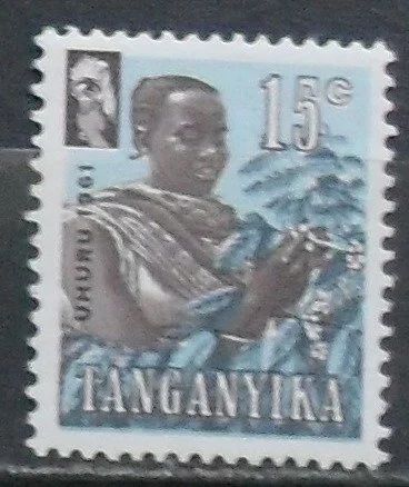 Лот: 11913543. Фото: 1. Марка Танганьика - 61-4(1). Марки