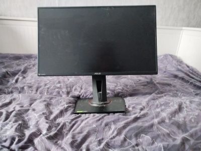 Лот: 24927251. Фото: 1. 23.8" ASUS TUF Gaming VG249Q черный. ЖК-мониторы