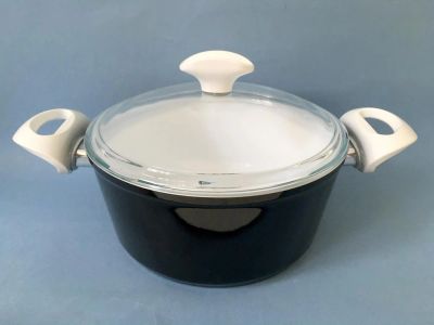 Лот: 6947686. Фото: 1. 🥘 Кастрюля-казан DEKO 3,7 л литая... Жаровни, казаны