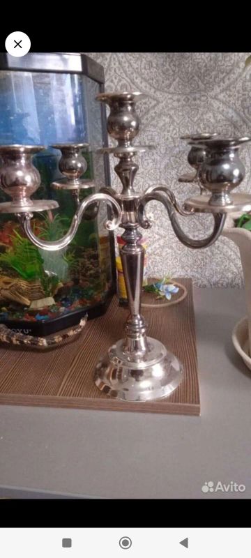 Лот: 24700795. Фото: 1. Подсвечник. Подсвечники, канделябры