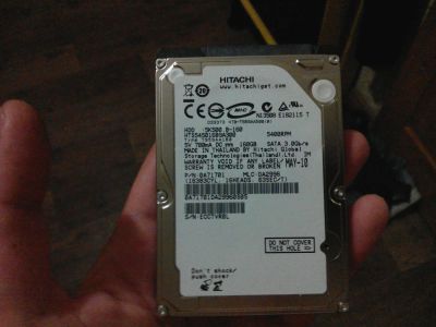 Лот: 7804525. Фото: 1. Жесткий диск HDD Hitachi 5k500... Жёсткие диски (HDD)