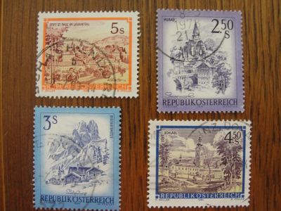 Лот: 5322576. Фото: 1. Австрия. стандартный выпуск 4... Марки