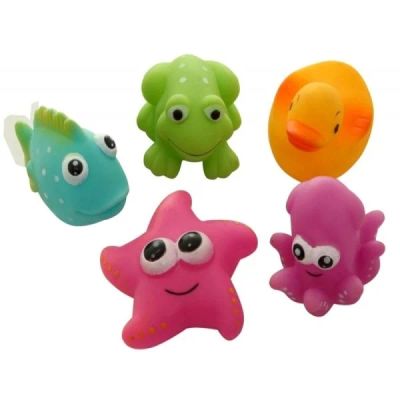 Лот: 3405506. Фото: 1. Набор игрушек для ванны HAPPY... Игрушки для купания