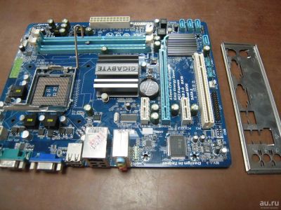 Лот: 13063925. Фото: 1. Gigabyte GA-G41MT-S2 .775 сокет... Материнские платы