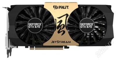 Лот: 3517178. Фото: 1. GTX 670 JetStream. Видеокарты
