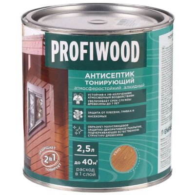 Лот: 24076963. Фото: 1. Антисептик Profiwood, для дерева... Краски, лаки, растворитель