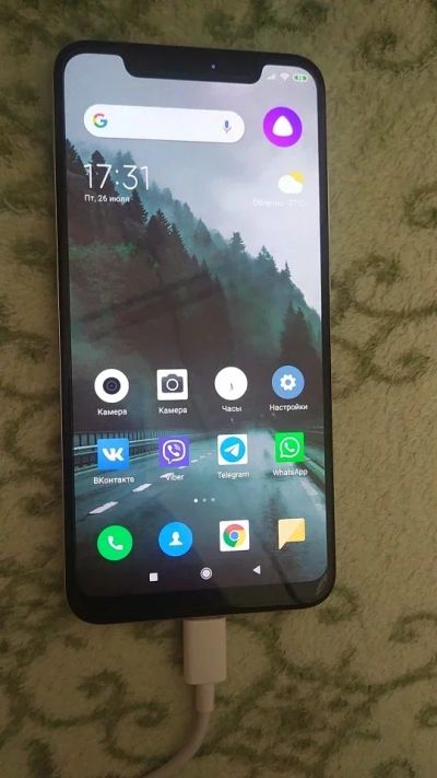 Лот: 13773963. Фото: 1. Xiaomi mi8 black 6/128gb. Смартфоны