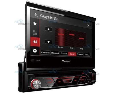 Лот: 13926901. Фото: 1. Pioneer AVH-3800DVD / 1DIN DVD... Автомагнитолы