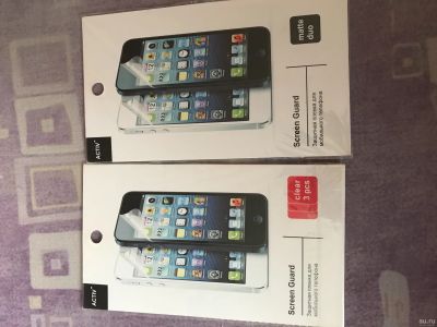 Лот: 13429790. Фото: 1. Защитные пленки для iPhone 5 5s. Защитные стёкла, защитные плёнки