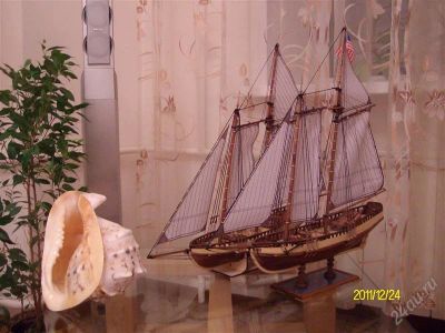 Лот: 1452210. Фото: 1. Корабль ручной работы. Сувенирные мелочи