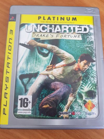 Лот: 16016484. Фото: 1. Uncharted: Drake's Fortune. Лицензионный... Игры для консолей