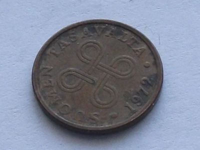 Лот: 13355179. Фото: 1. Монета 5 пенни пять Финляндия... Европа