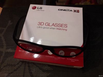 Лот: 14670921. Фото: 1. 3D очки LG четыре штуки новые... 3D-очки